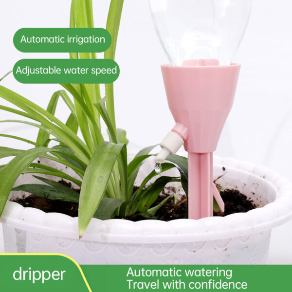 Household Flowerpot Water Drip Device for Watering Flowers and Green Plants, Drip Irrigation Water Seepage Device - immagine 4