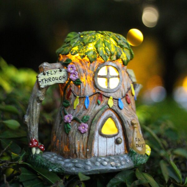 Solar water bottle shaped lawn lamp resin - immagine 4