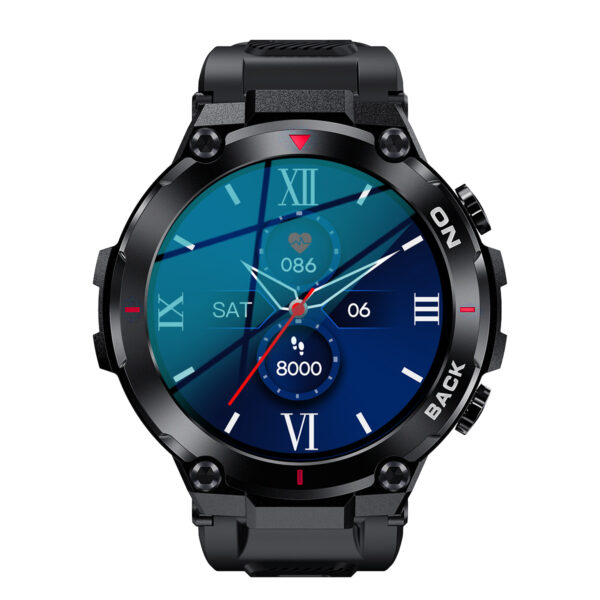 K37 smart watch GPS positioning exercise health heart rate monitoring female physiological cycle reminder - immagine 4