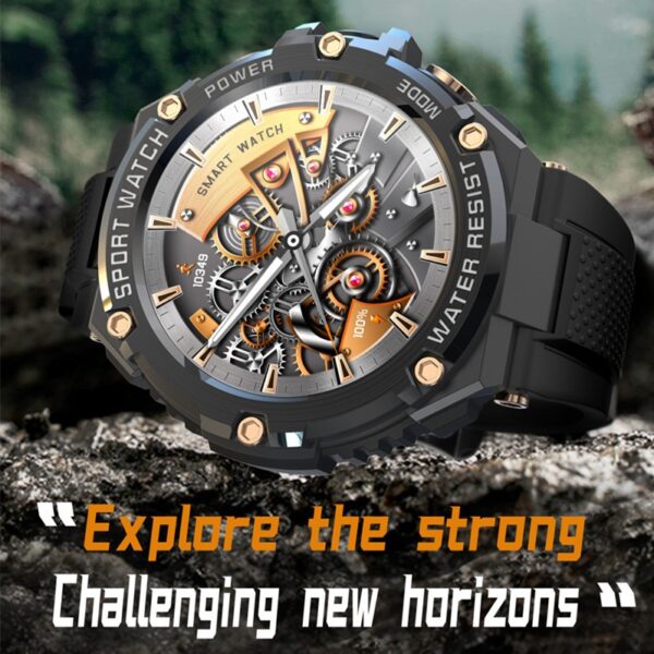 LIGE Outdoor Sport Smart Watch Men 800mAh Long Life Battery With Blood Pressure And Long Battery With Magnetic Charging - immagine 2