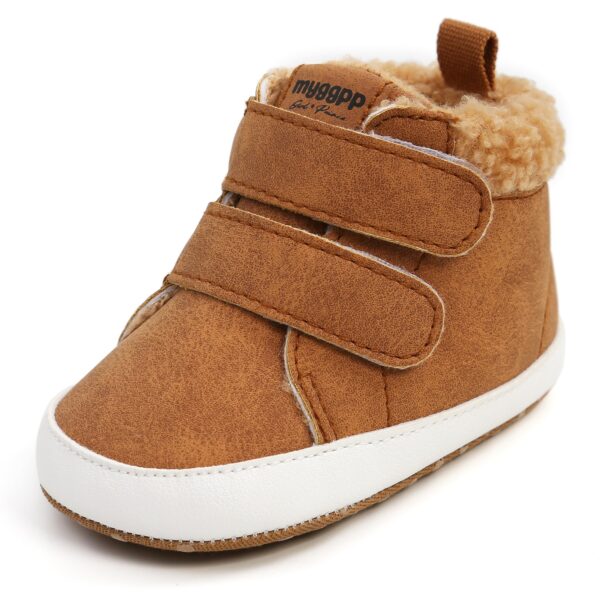 High Top Autumn And Winter Baby Shoes Baby Shoes Walking Shoes Warm Shoes M2035 - immagine 4