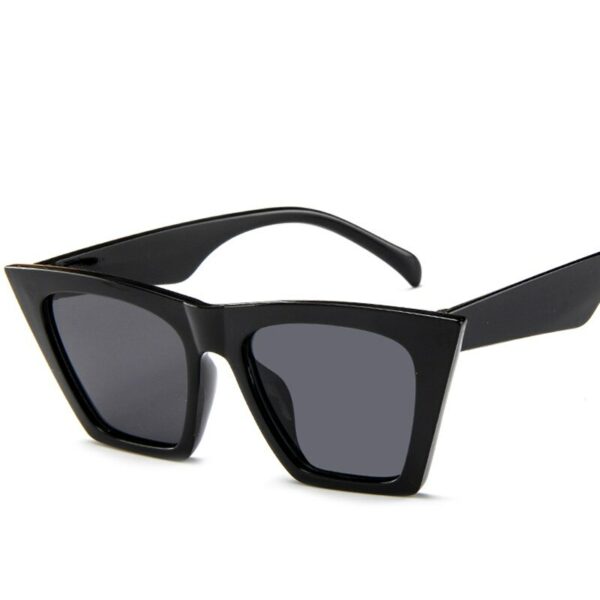 Black Oversized Sunglasses Women Large Square Sunglasses Large Big Plastic Frame Sun Glasses Red Leopard Blue - immagine 6