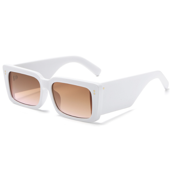 New style sunglasses Women fashion square Sunglasses Personalized street shooting net red glasses UV resistant sunglasses - immagine 6