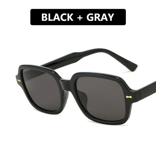 Sunglasses Women Men Luxury Brand Designer  Vintage Sunglass Female Male Black Yellow Sun Glasses UV400 - immagine 12