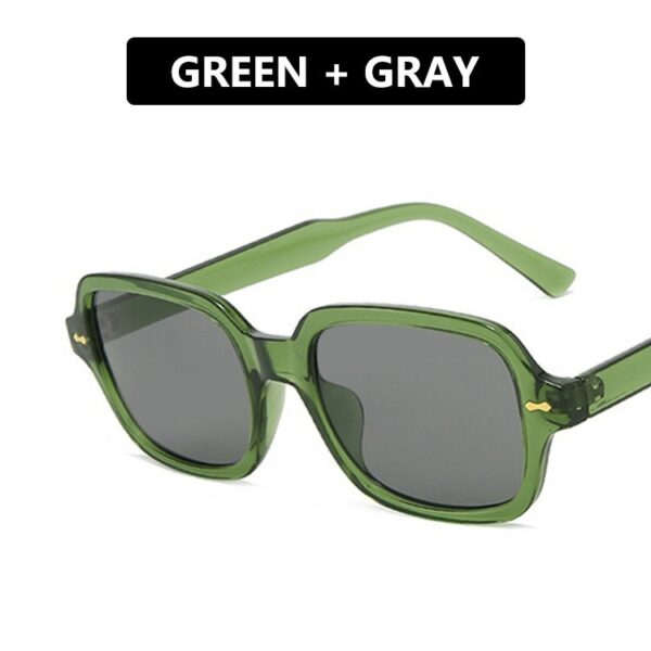 Sunglasses Women Men Luxury Brand Designer  Vintage Sunglass Female Male Black Yellow Sun Glasses UV400 - immagine 7