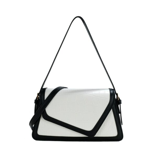 Luxury Designer High Quality Contrast Color Shopper Bags For Women Handbags New Fashion Mobile Travel Shoulder Bag - immagine 6