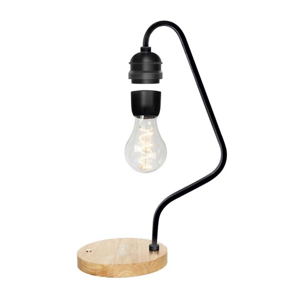 Creative Gifts Wireless charging magnetic levitation bulb crafts LED desk lamp creative suspension - immagine 5