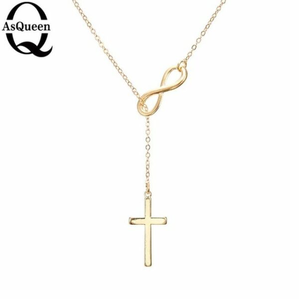 Small Gold Cross Pendant Necklace Women Girl Kids,Mini Charm Pendant - immagine 7