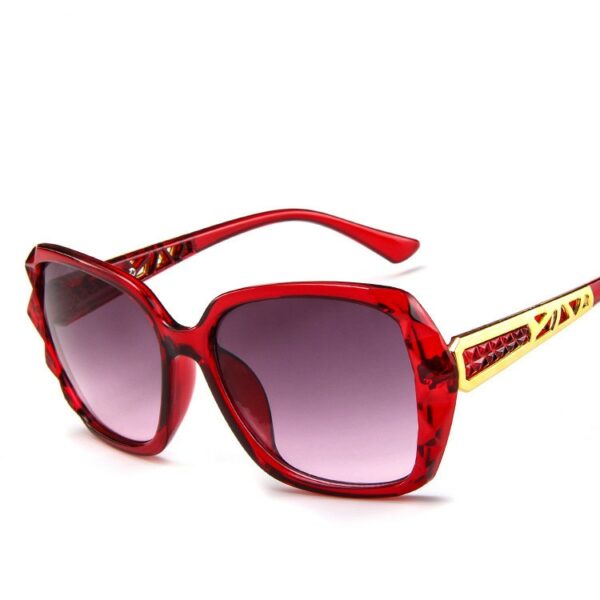 Classic Oversized Sunglasses Women Brand Designer SquareLadies Sun Glasses Driving Vintage UV400 Glasses Feminino Oculos - immagine 5
