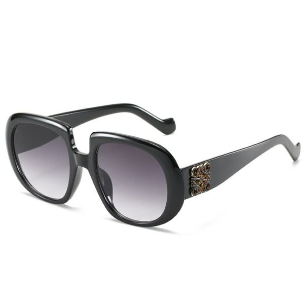Fashion Luxury Brand Design Square Sunglasses Women Vintage Metal Flower Sequin Frame Gradient Sun Glasses For Female UV400 - immagine 4