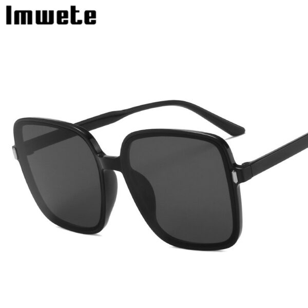 Oversized Sunglasses Women Luxury Designer Vintage Square Sun Glasses Classic Eyewear for Lady UV400 Big Frame - immagine 11