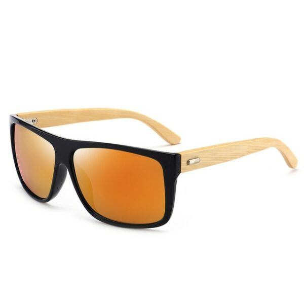 Men's Goggle Driving Sunglasses Men Classic Bamboo Leg Sun Glasses For Men High Quality Outdoor UV400 Gafas De Sol Mujer - immagine 5