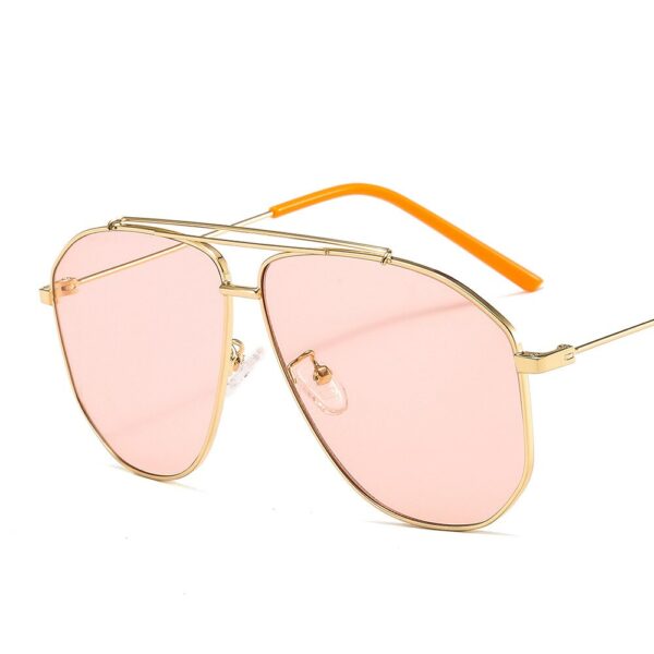 Unisex Pilot Sunglasses Women Men Luxury Double Beam Sun Glasses Men Vintage Driving Eyewear Ocean Lenses Shades zonnebril dame - immagine 4