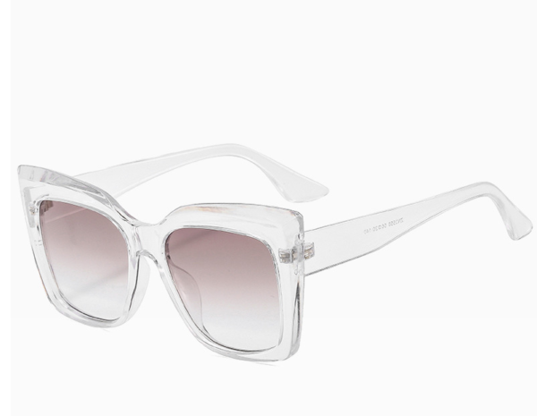 Sunglasses Personality Cat Eye Big Frame Sunglasses Female Sunshade Decorative Glasses - immagine 2
