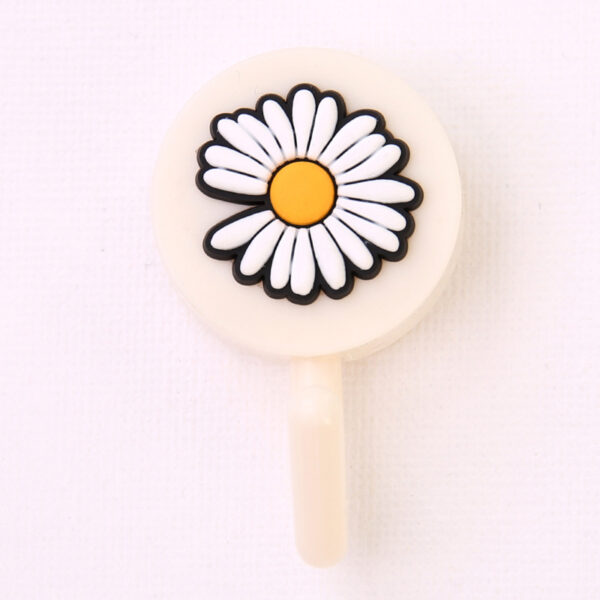 Ins Cute Cartoon Viscose Hook Kitchen Wall Hanging Bathroom Nail-Free Door Rear Coat Hook Seamless Adhesive Hook - immagine 6