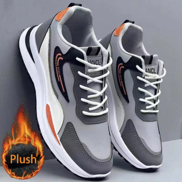 New Large Men's Shoes Sports Casual Shoes Mesh Breathable Shoes Black Men's Shoes - immagine 9