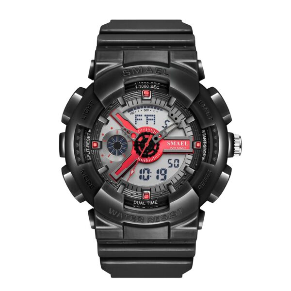 SMAEL 8026 Top Brand Men's Watches Luxury LED Sport Waterproof Military Watch Men Casual Digital Chronograph Clock Relogios Masculino - immagine 9