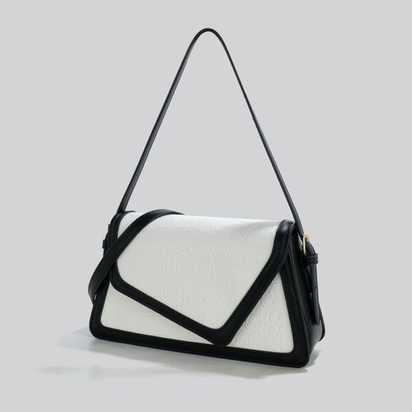 Luxury Designer High Quality Contrast Color Shopper Bags For Women Handbags New Fashion Mobile Travel Shoulder Bag - immagine 2