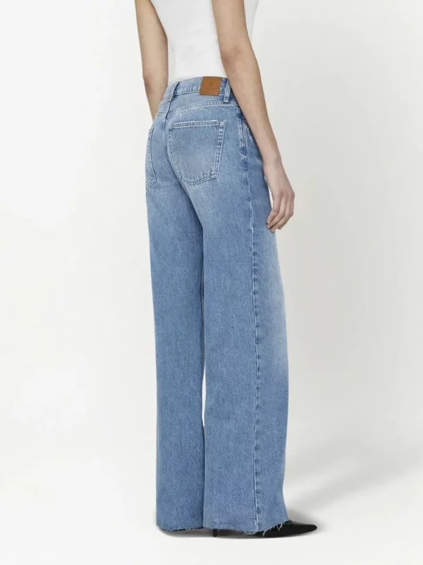 Autumn Winter Cotton Designer  Vintage Denim Pant Long Trousers Female Streetwear - immagine 4