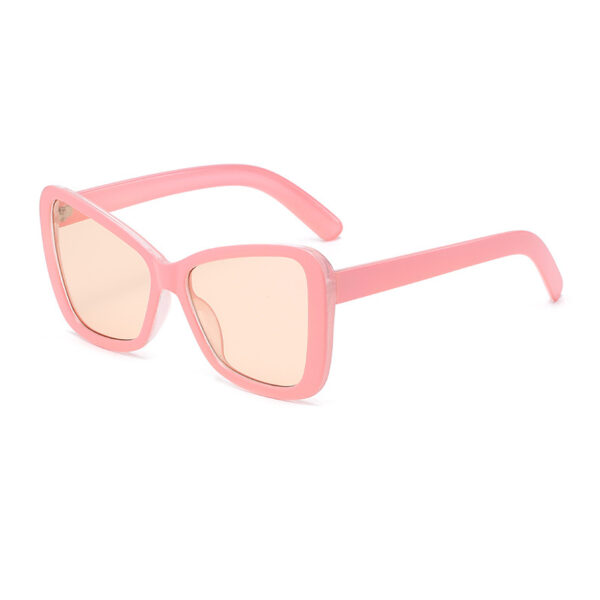 New Fashion Butterfly Large Frame Sunglasses Men And Women Trend Gradient Color Sunglasses Concave Shape Glasses - immagine 5