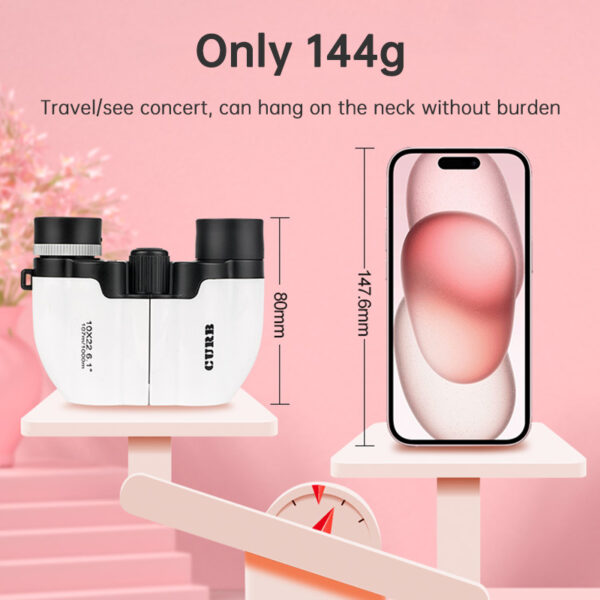 Concert telescope small mini portable special mobile phone for watching dramas high-power high-definition night vision professio - immagine 3