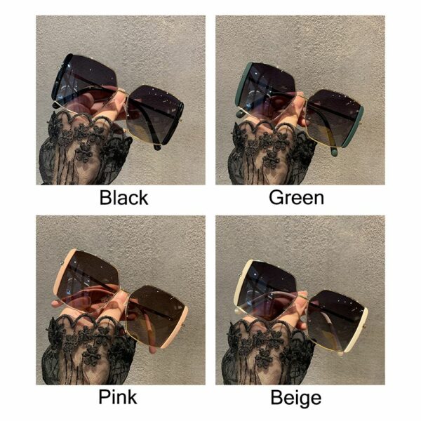 New Fashion Women Sunglasses Luxury Brand Designer Ladies Sun Glasses Vintage Shades UV400 Sunglasses Summer Eyewear - immagine 6