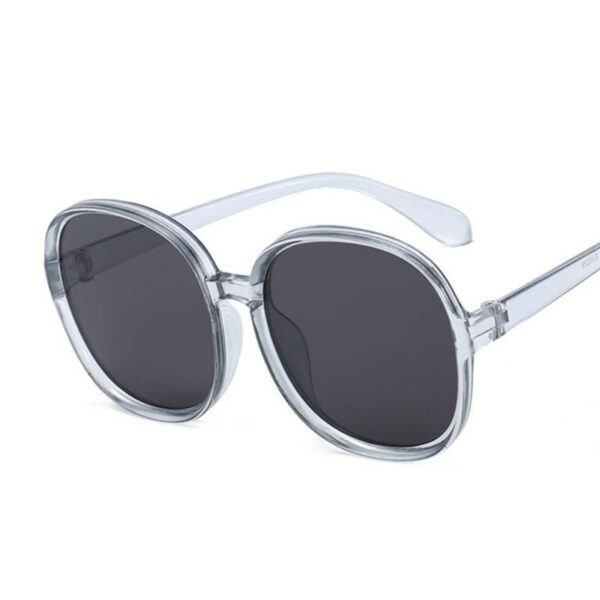 New Round Frame Sunglasses Women Retro Brand Designer Brown Black Oversized Lady Sun Glasses Female Fashion Outdoor Driving - immagine 5