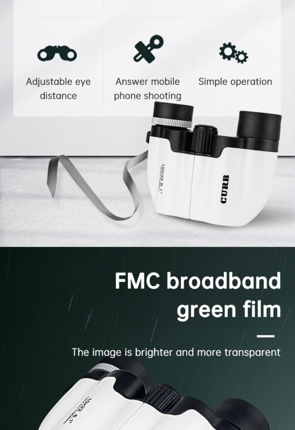 Concert telescope small mini portable special mobile phone for watching dramas high-power high-definition night vision professio - immagine 18