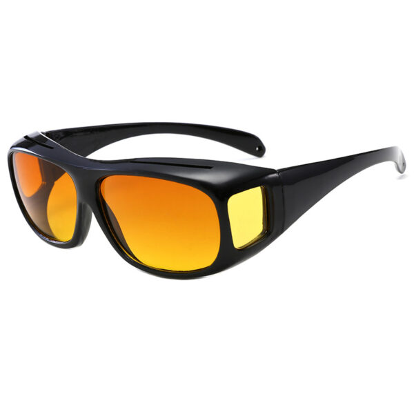 Men's Night Vision Goggles Dust-Proof Riding Glasses Multi-Function Set Of Mirror Sunglasses Driving Wind And Sand Sunglasses 1738 - immagine 2