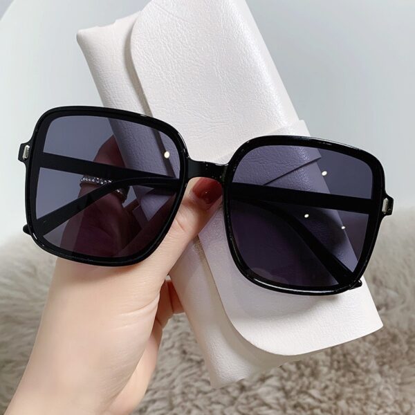 Rice nail square sunglasses Women's shades gradient trend UV protection - immagine 4