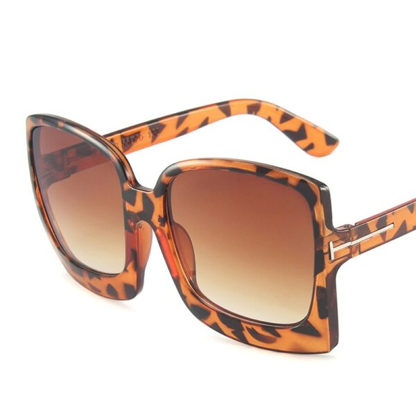 Square Sunglasses Women Vintage Brand Oversize Sun Glasses Black Gradient Female Glasses Men UV400 - immagine 5