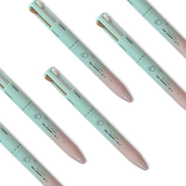 4 in 1 makeup pencil 4 in 1 makeup pencil 4 colors 4 colors lip liner highlight eye shadow eyeliner eyebrow pencil 4in1 - immagine 6