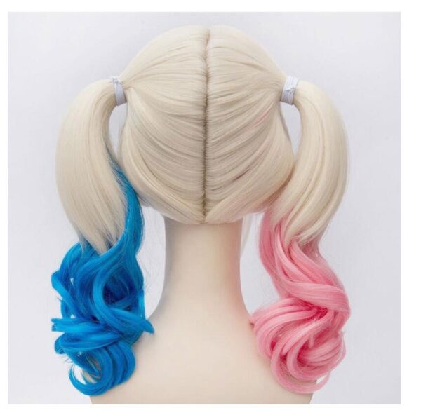 Suicide Squad Harley Quinn Little Ugly Girl Gradient COSplay Wig - immagine 5