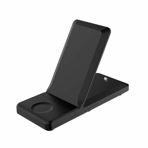3-in-1 Wireless Charger Vertical Folding Wireless Charger 15W Fast Charge 3-in-1 Wireless Charger - immagine 4