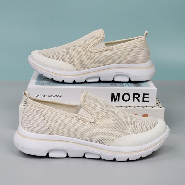 Casual shoes men's and women's cloth shoes breathable and non slip flying woven shoes outdoor casual shoes - immagine 5