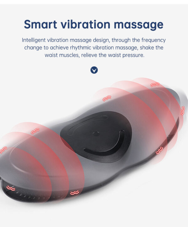 Waist Massager Lumbar Traction Inflatable Hot Compress Back Cervical Stretcher Massage Air Pressure Reduce Relief Pain - immagine 11
