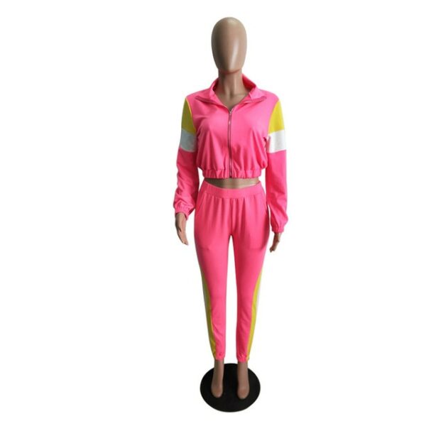 Plus Size Two Piece Set Women Tracksuit Top and Pant Sweatsuit - immagine 7