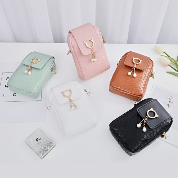 Bag Female Niche Bag Mini Mobile Phone Bag New Women Trend Ins Shoulder Messenger Bag - immagine 3