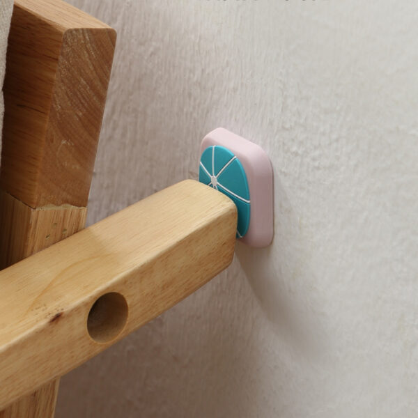 Door Back Door Handle Anti-Collision Pad Silicone Door Touch Door Suction Bump Stick Wall Protective Sleeve Cartoon Suction Cup - immagine 2