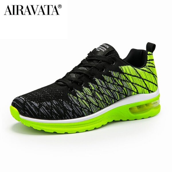 Flying woven air cushion men's shoes trend sports shoes Korean breathable running shoes men's casual shoes - immagine 8