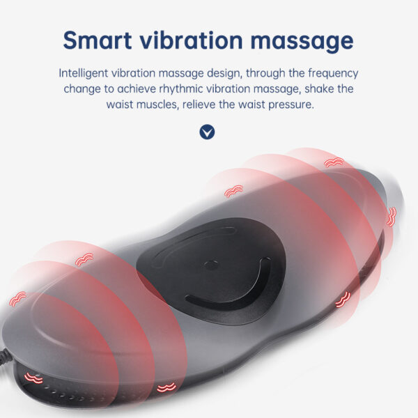 Waist Massager Lumbar Traction Inflatable Hot Compress Back Cervical Stretcher Massage Air Pressure Reduce Relief Pain - immagine 2