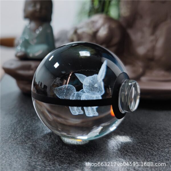 Creative Elf Ball K9 Crystal Ball Pocket Ball Monster Elf Ball Multiple Base Night Lights - immagine 10