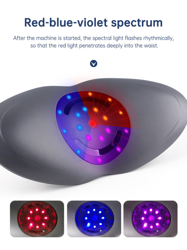 Waist Massager Lumbar Traction Inflatable Hot Compress Back Cervical Stretcher Massage Air Pressure Reduce Relief Pain - immagine 12