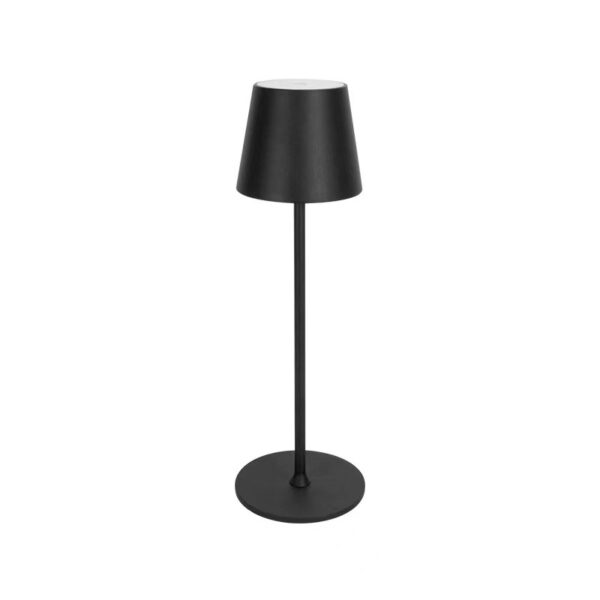 1pc Portable Cordless LED Table Lamp With Stepless Dimming, 3 Color Temperature, Touch Control, Rechargeable Battery, Modern Des - immagine 5