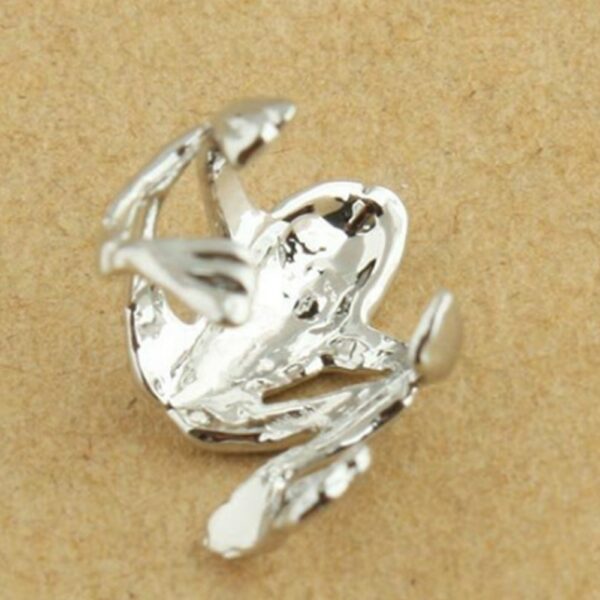 Fashion Frog Ear Cuffs Siliver Ear Cuff Clip Earrings For Women Earcuff No Piercing Fake Cartilage Earrings - immagine 4