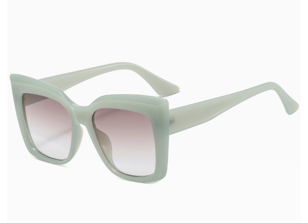 Sunglasses Personality Cat Eye Big Frame Sunglasses Female Sunshade Decorative Glasses - immagine 3