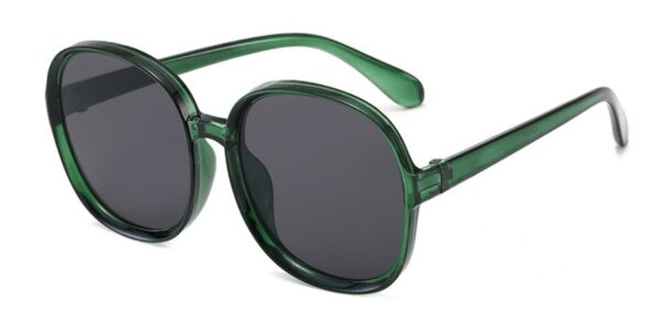 New Round Frame Sunglasses Women Retro Brand Designer Brown Black Oversized Lady Sun Glasses Female Fashion Outdoor Driving - immagine 7