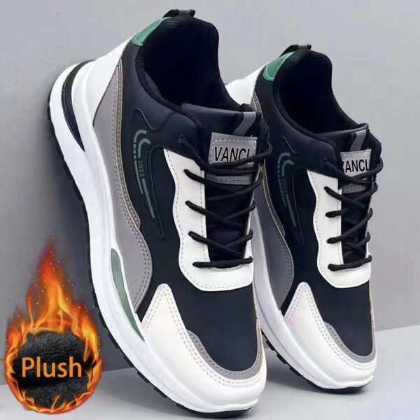 New Large Men's Shoes Sports Casual Shoes Mesh Breathable Shoes Black Men's Shoes - immagine 7