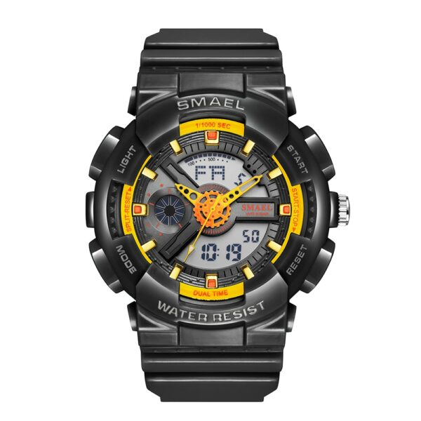 SMAEL 8026 Top Brand Men's Watches Luxury LED Sport Waterproof Military Watch Men Casual Digital Chronograph Clock Relogios Masculino - immagine 13