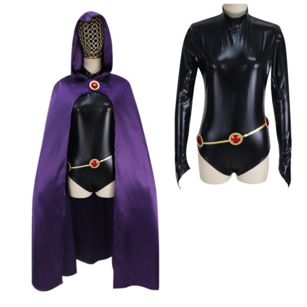 Sakura Iman cos anime animation cos Raven teenager Titan Raven Cosplay - immagine 5